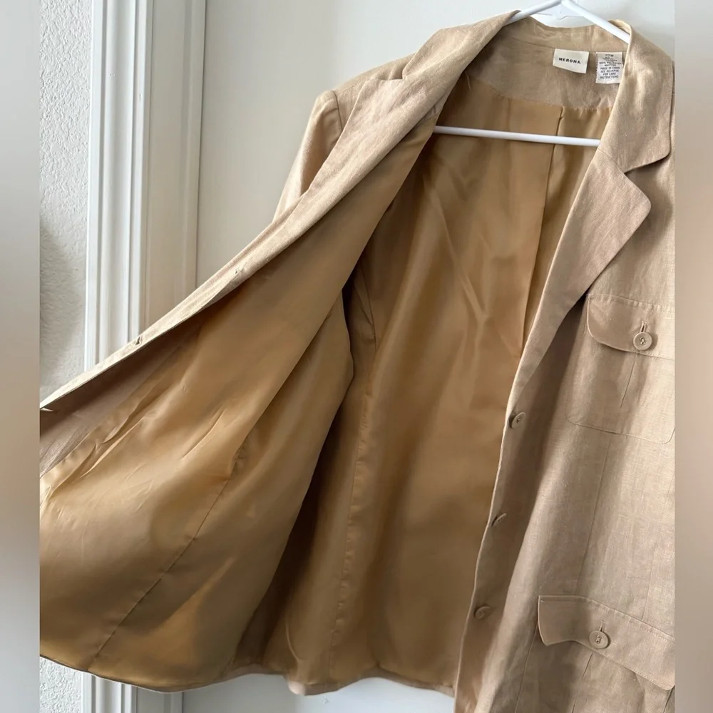 Merona Linen 4-Pocket Blazer - Picture 6 of 8